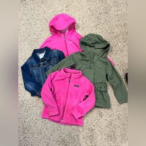 Bundle of EUC 4t jackets- Old Navy and Columbia